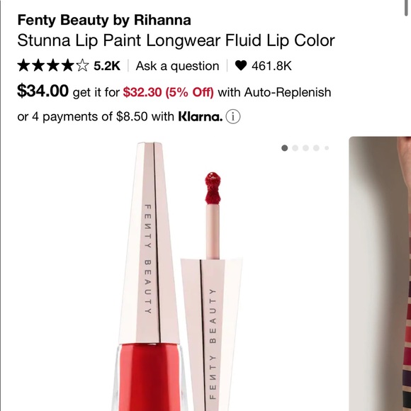 BNIB Fenty Stunna Lip Paint in Uncensored - Picture 2 of 2
